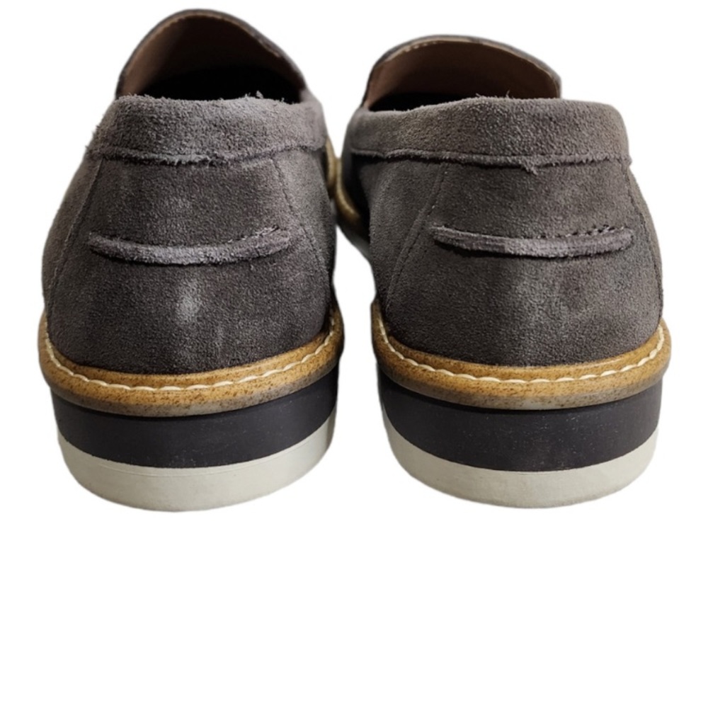 Adam Tucker gray suede slip ons excellent condition worn once - Picture 3 of 6
